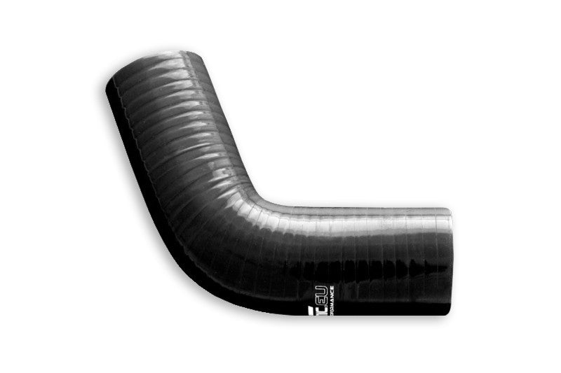 Codo de silicona 67° 76 mm negro