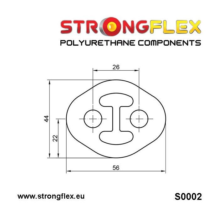 000002B: 26 mm silencer support