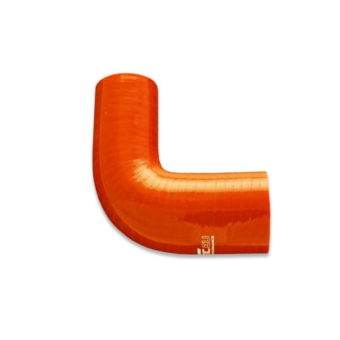 90° Reducing Silicone Elbow 28/38mm Orange
