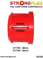 011703B: Silentblock trasero del brazo inferior delantero 46 mm