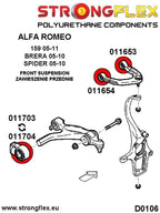 011703B: Silentblock trasero del brazo inferior delantero 46 mm