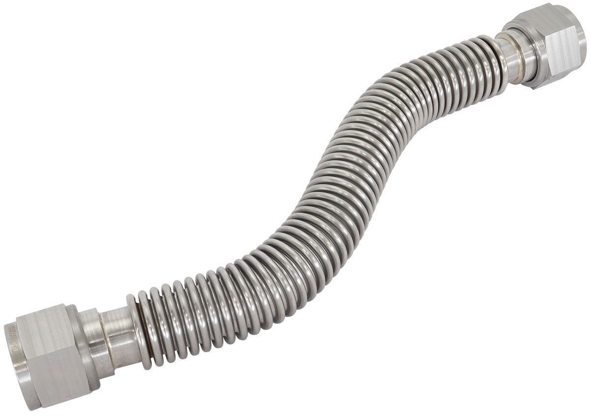 Tubo flexible de retorno / drenaje de aceite de turbo de acero inoxidable Pulsar PSR 12AN 30 cm