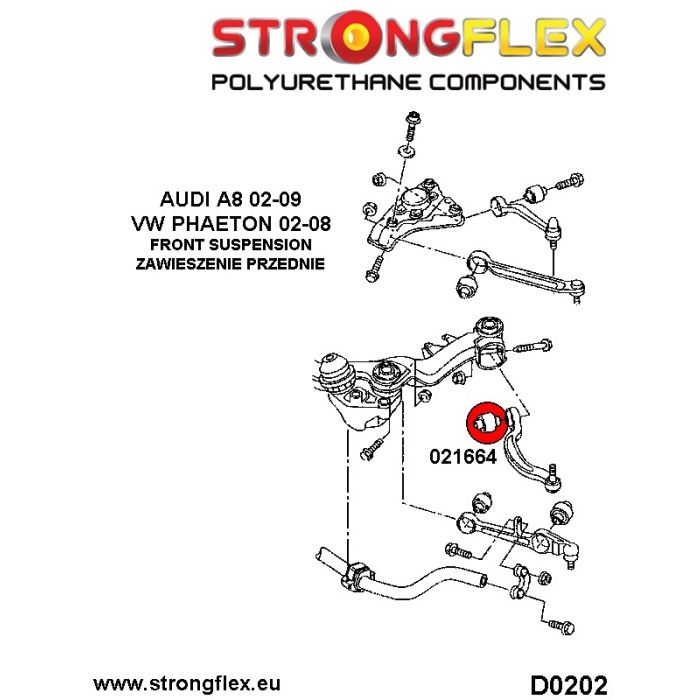 021664B: Front Tie Rod Rear Bushing
