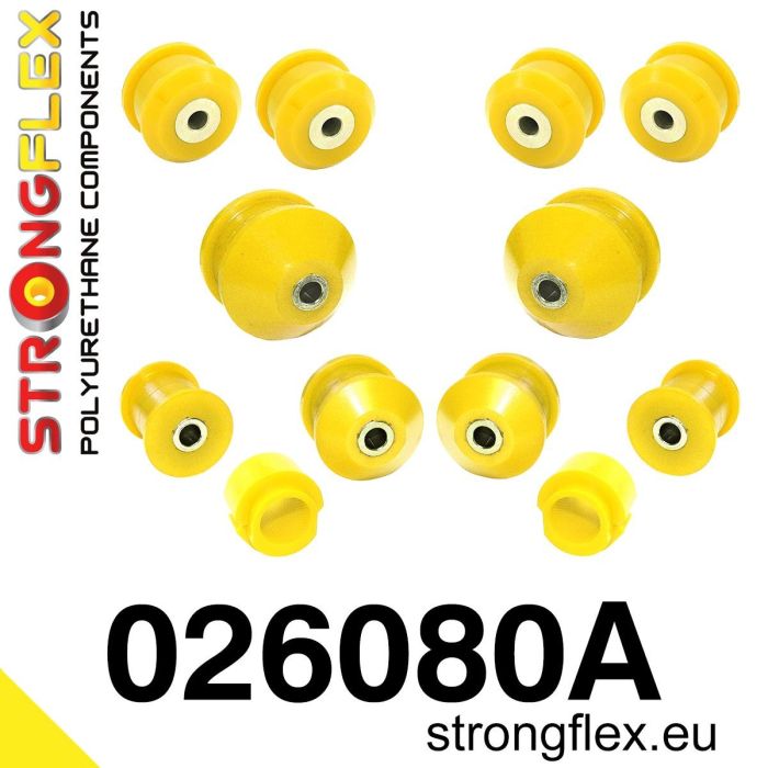 026080A: SPORT front suspension bushing kit