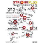026213B: Front beam bushing kit