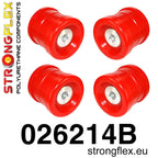 026214B: Kit de silentblocks del subchasis trasero