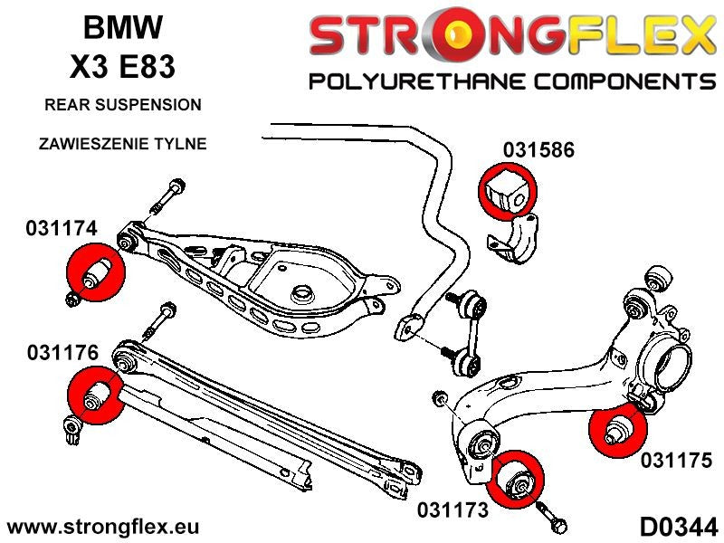 031174A: Brazo de control trasero superior interior SPORT