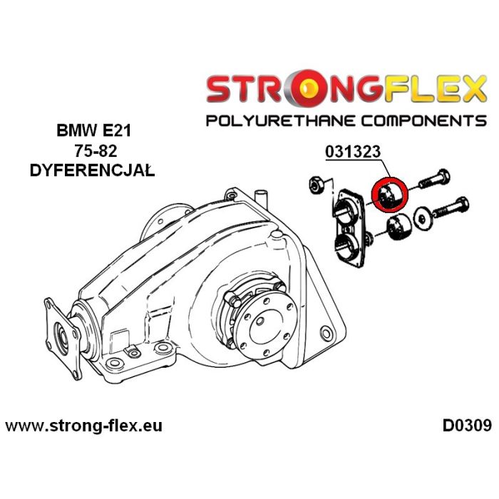 031323B: Rear differential mounting sleeve