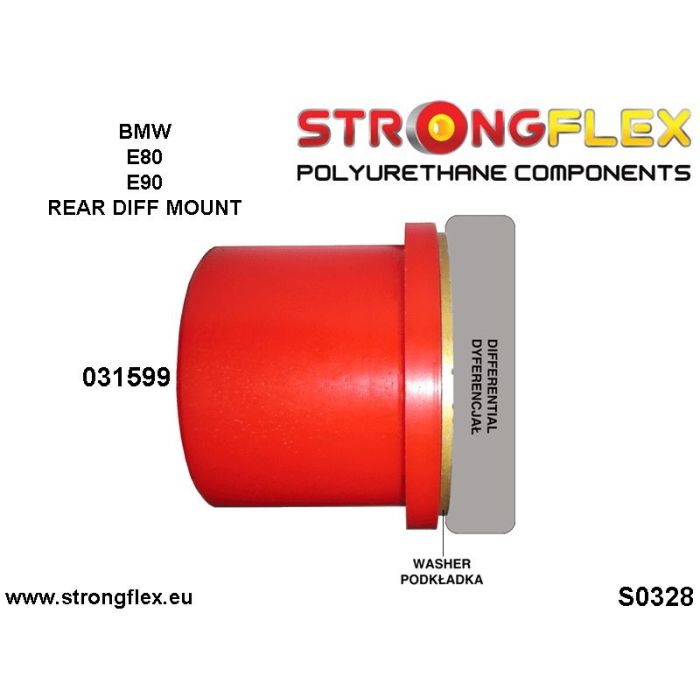 031599A: Rear differential rear mounting bush SPORT