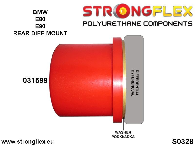 031599A: Silentblock de anclaje trasero del diferencial trasero SPORT