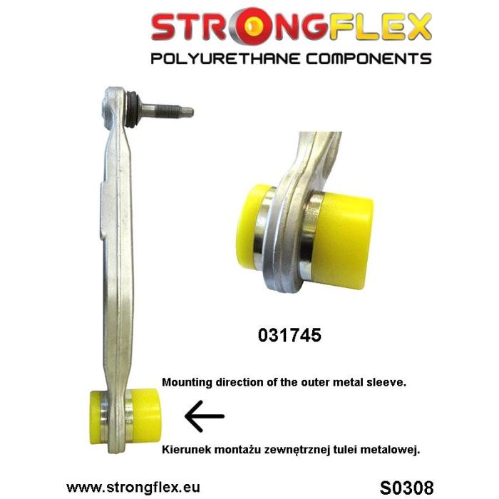 031745A: Rear upper control arm bushing DEPORTE