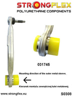 031745A: Silentblock del brazo superior trasero SPORT