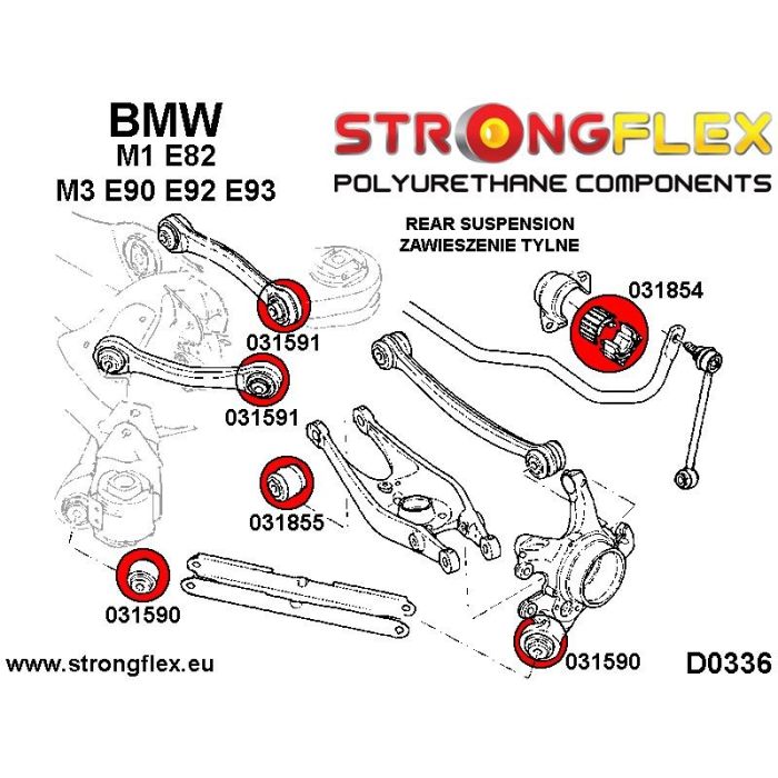 031854A: Rear suspension stabilizer link SPORT
