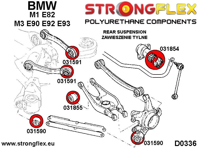 031855A: Silentblock de brazo inferior trasero - interior SPORT