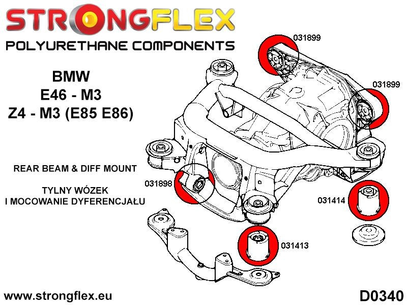031899A: Silentblock del diferencial trasero M3 SPORT