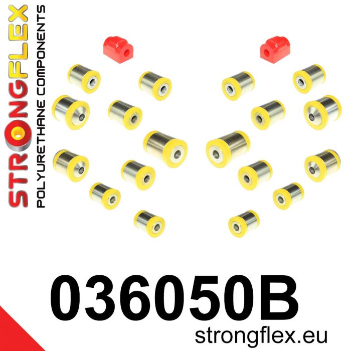 036050B: Rear suspension bushing kit