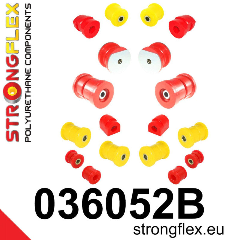 036052B: Kit completo de silentblocks de poliuretano de suspensión para BMW 5 E28 / 6 E24