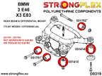 036119A: Kit de silentblocks del subchasis trasero E46 SPORT