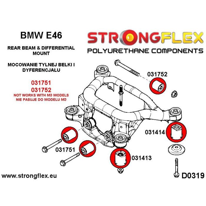 036145B: BMW E46 Complete Suspension Bushing Kit
