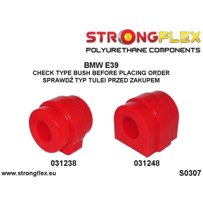 036233B: Complete suspension bushing kit for E39 sedan