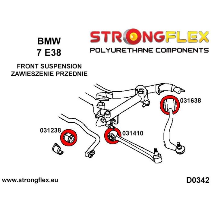 036237A: Complete Suspension Kit BMW 7 E38 SPORT