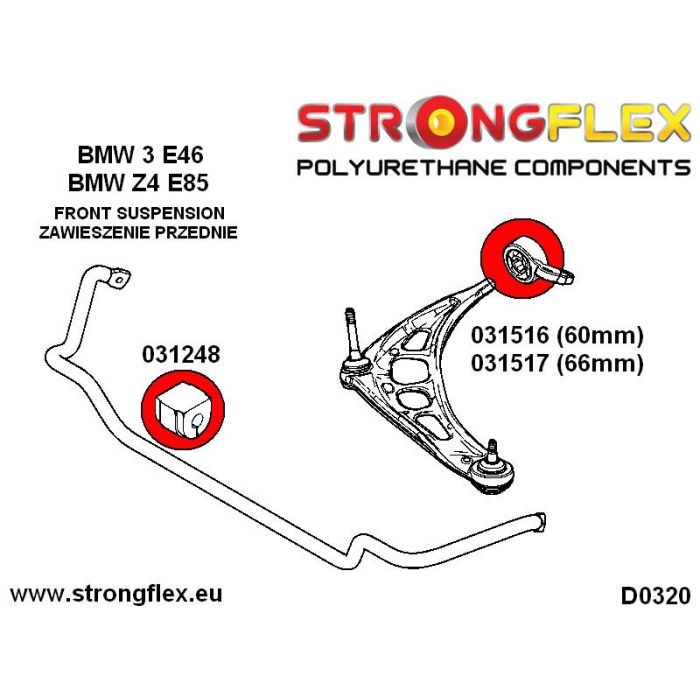 036238A: BMW E46 M3 SPORT Complete Suspension Kit