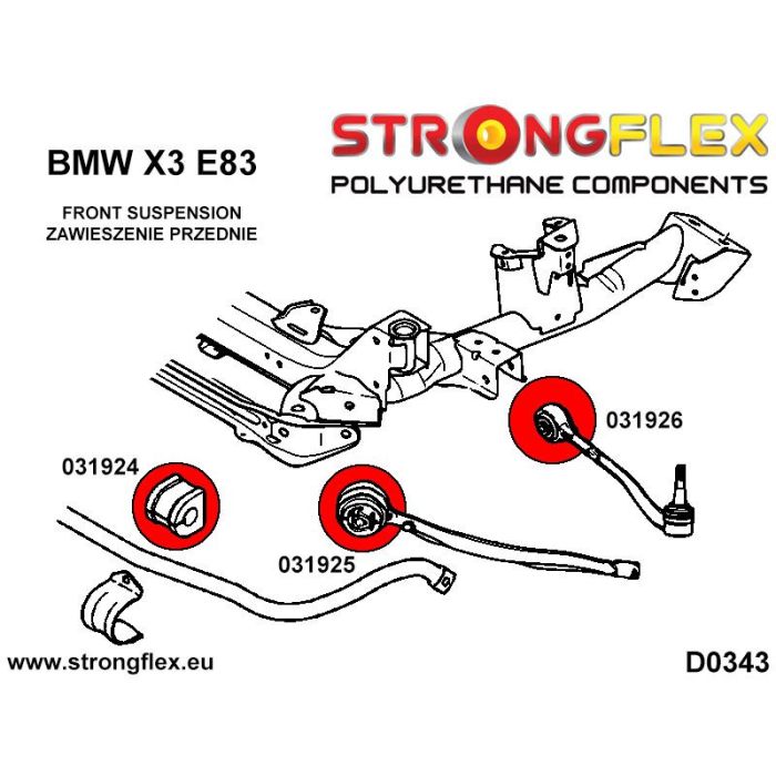 036246B: Suspension Bushing Kit