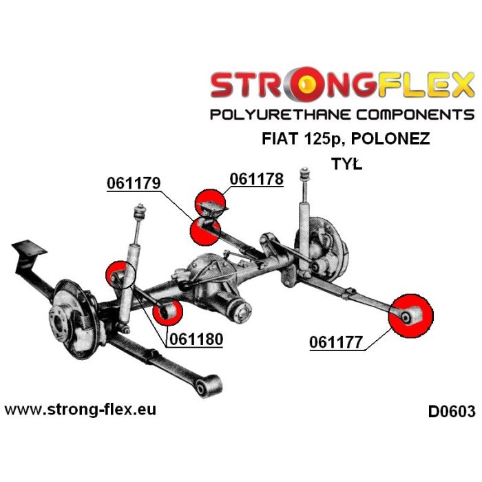 066113B: Complete sport suspension kit for Fiat 125p Polonez