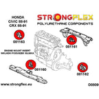 081160B: Front engine mounting inserts