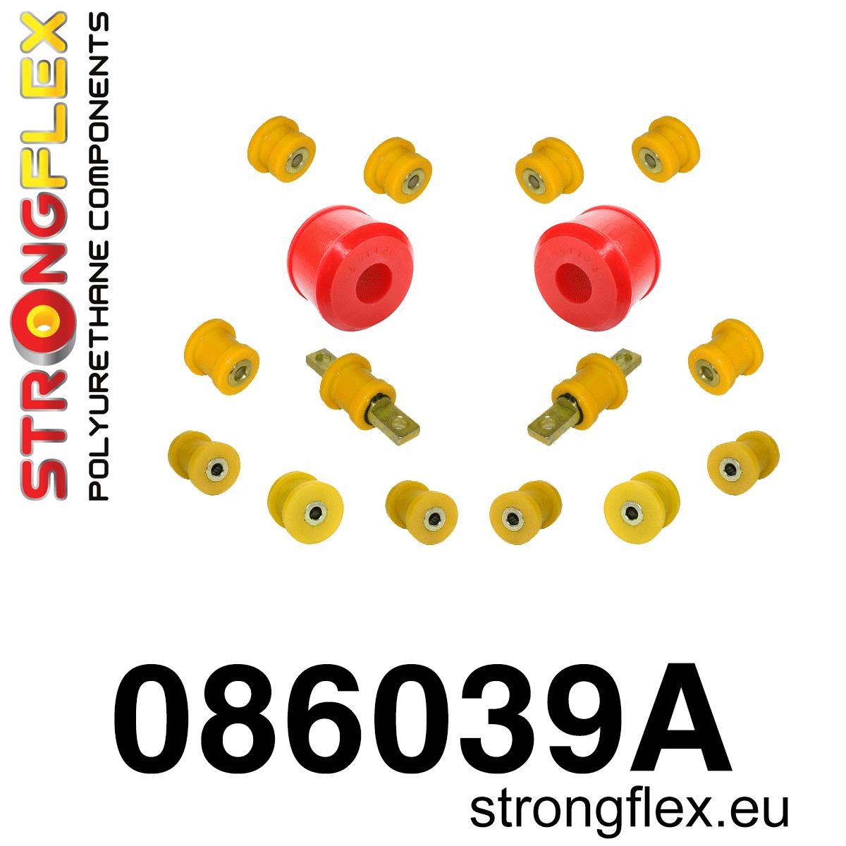 086039A: Kit de silentblocks de suspensión trasera SPORT