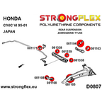 086093A: Rear suspension bush kit SPORT for Honda Civic VI 1995-2000 Japan