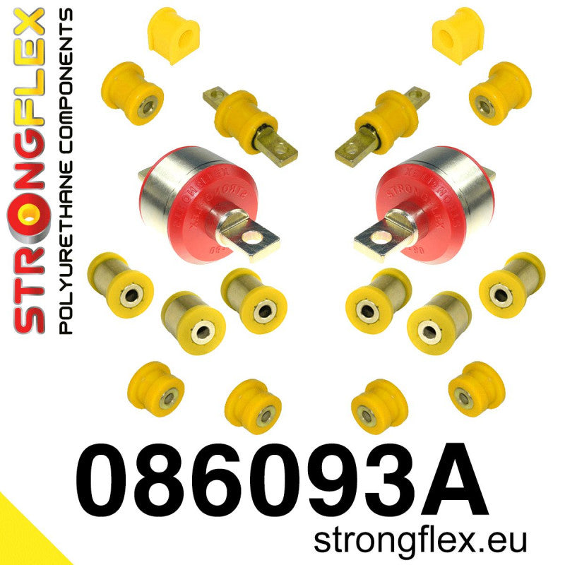 086093A: Kit de silentblocks de suspensión trasera SPORT para Honda Civic VI 1995-2000 Japan