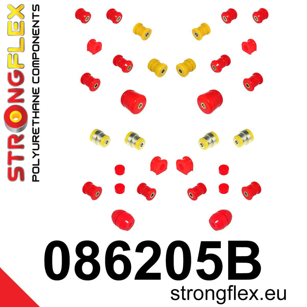 086205B: Kit de silentblocks de poliuretano para suspensión