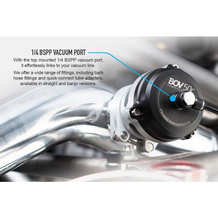 Nuke Performance BOV50c blow-off valve with V-band