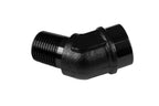 Adaptador racor acoplador 45° 1/2 NPT hembra-macho para manguera