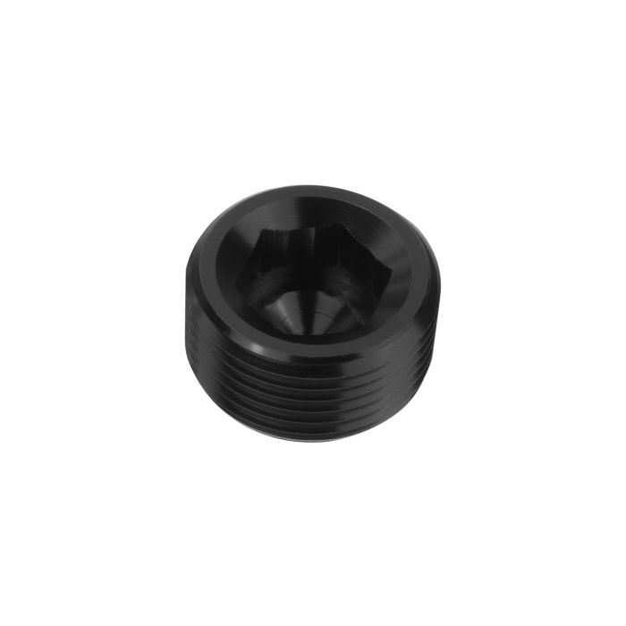 1 NPT Hex Allen Head Plug Male Fuel/Oil Adapter Black