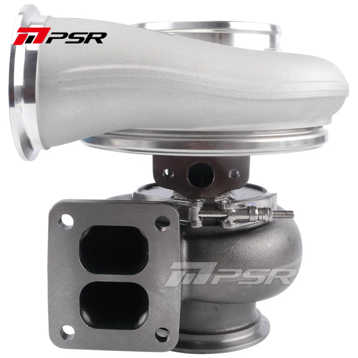 Pulsar PSR 467 0.9 T4 Turbocharger with divided entry and 1/2" Marmon outlet with journal bearing