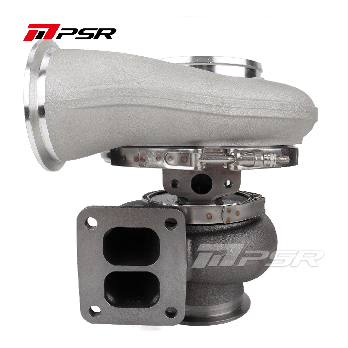 Pulsar PSR 480 0.9 T4 Turbocharger with divided inlet, 1/2" Marmon outlet, 83/74mm turbine wheel with journal bearing