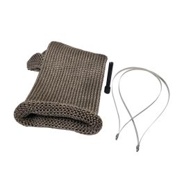 Titanium™ Knit Exhaust Sleeve - 10cm x 30.5cm (4" x 12") DEI-10038