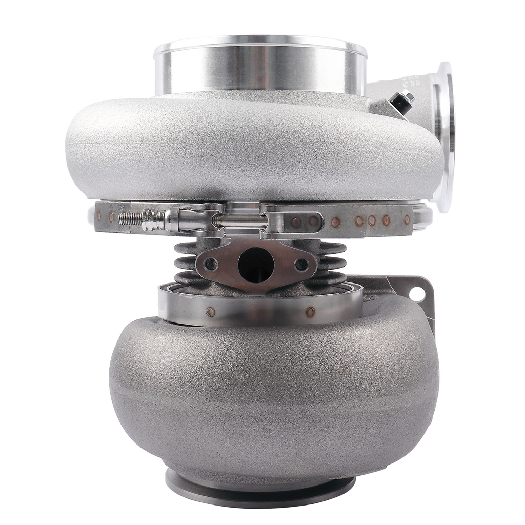 Turbocharger Pulsar PSR PTE 8085E 1600 CV 1.28 entrada T4 Twin Scroll salida V-band de 3,5" Ball Bearing