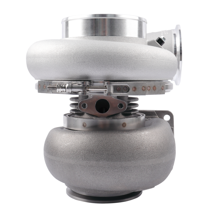 Turbo Pulsar PSR PTE 8085E 1600 HP 1.28 T4 Entrada de doble espiral Salida de banda en V de 3.5" Rodamiento de bolas