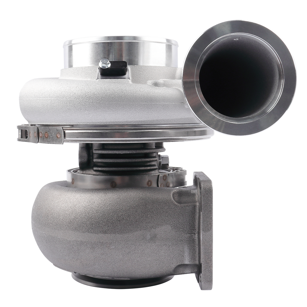 Turbocharger Pulsar PSR PTE 8085E 1600 CV 1.28 entrada T4 Twin Scroll salida V-band de 3,5" Ball Bearing