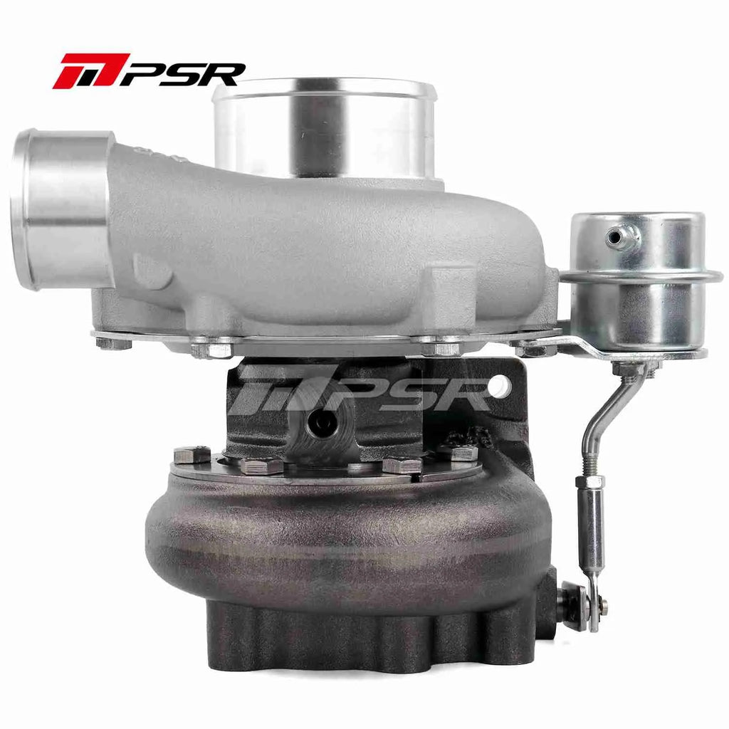 Turbocompresor Pulsar PSR 2860 Gen 2 Dual Ball Bearing Carcasa T51R Dual V-Band 0,72 A/R IWG Actuador billet PSR 11,6 psi