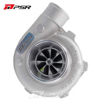 Turbo PSR 3071 Gen2 Compacto Doble Rodamiento de Bolas Mod T51R Doble V-Band 0.72 A/R IWG Actuador Billet 11.6 psi Logotipo PSR