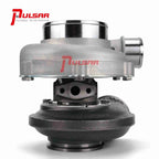 Turbocompresor Pulsar PSR 3067 Gen2 Dual Ball Bearing Dual V-Band 0,72 A/R IWG Actuador billet 7,4 psi con logo PSR
