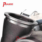Turbocompresor Pulsar PSR 3067 Gen2 Dual Ball Bearing T51R MOD Dual V-Band 0,72 A/R IWG Actuador billet 7,4 psi con logo PSR