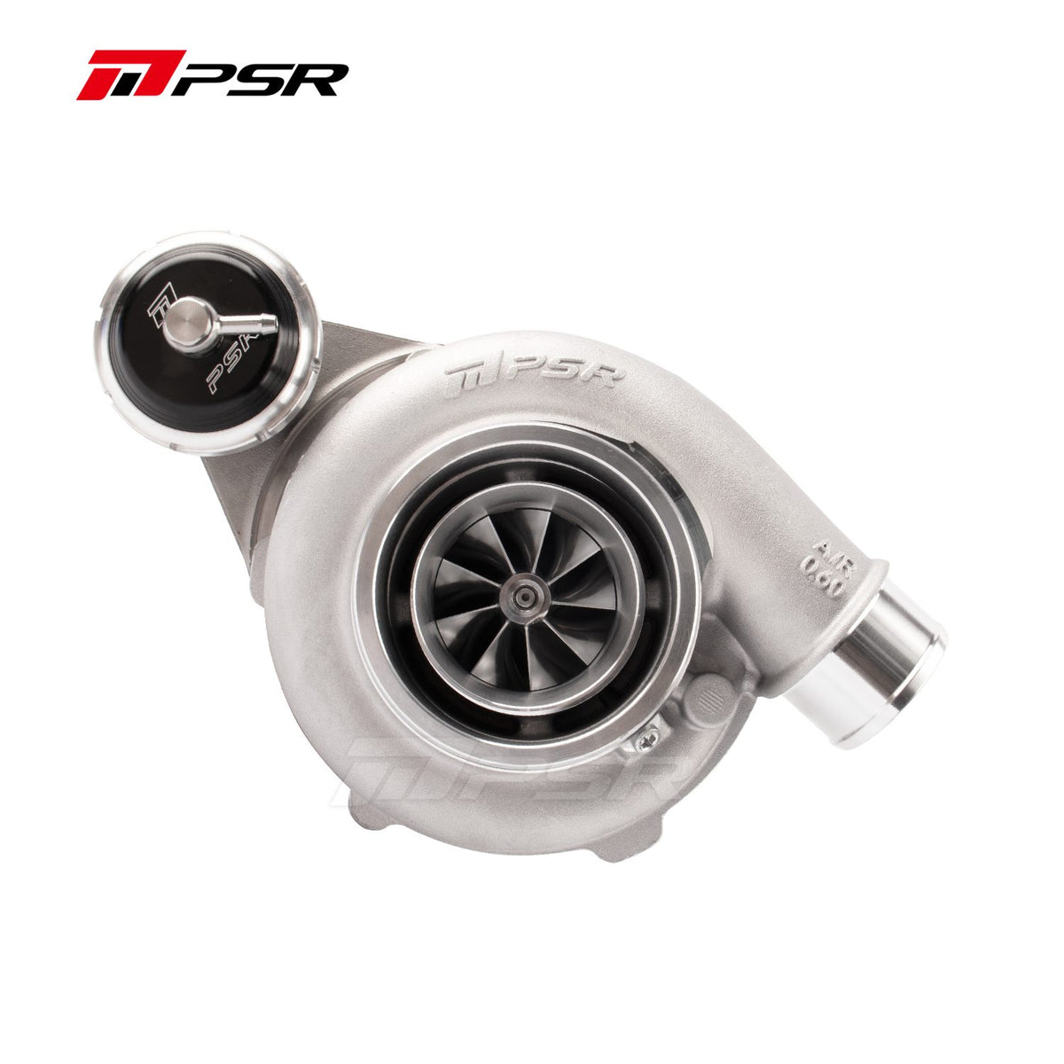 Turbocompresor Pulsar PSR 3076 Gen2 0,72 entrada V-Band 2,5" salida V-Band 3" Billet 7,4 psi con rodamiento de bolas