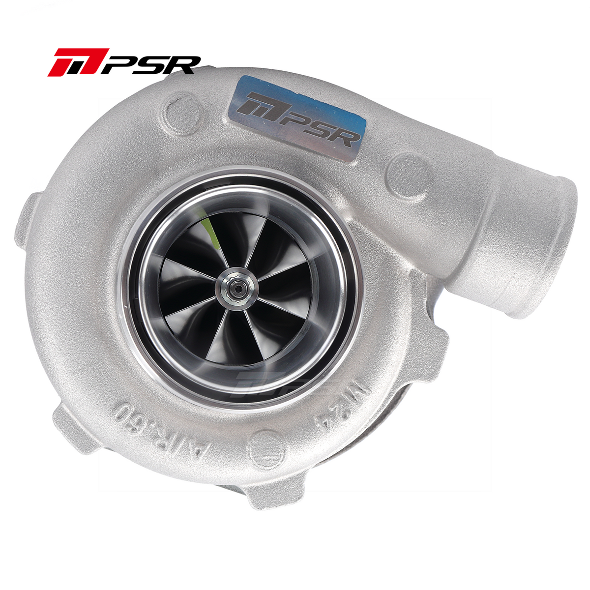 Turbo Pulsar PSR 3071 Gen2 0,72 entrada V-Band 2,5" salida V-Band 3" Billet 7,4 psi rodamiento de bolas