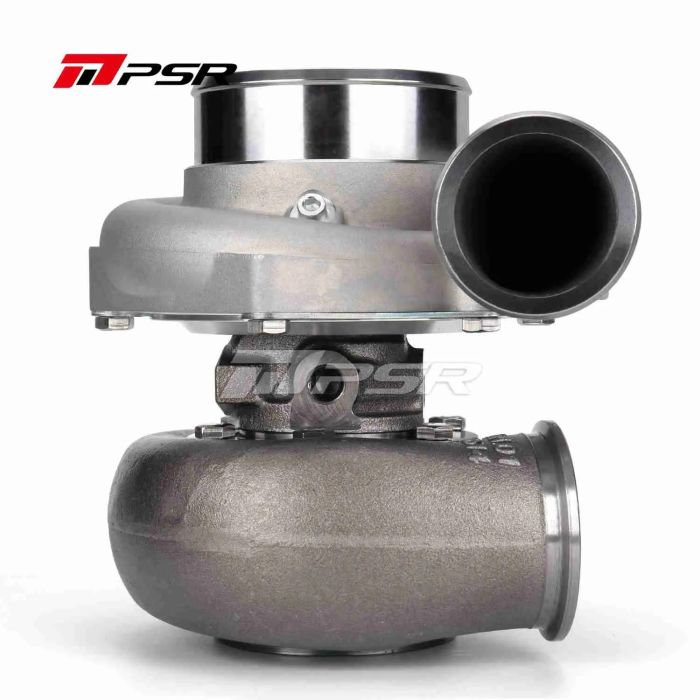Pulsar PSR 3584 Gen3 Turbo with dual ball bearing, T4 open undivided compressor housing, 0.63 A/R, stainless steel.