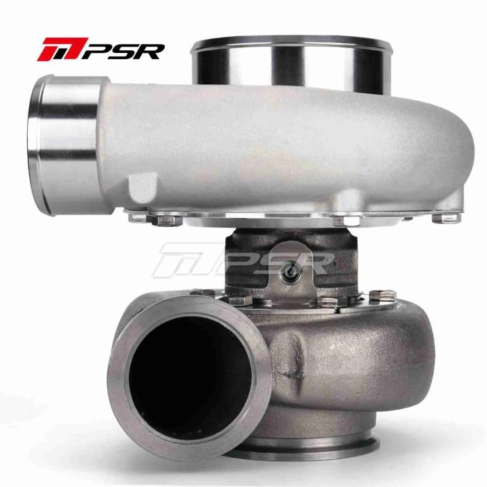 Pulsar PSR 3584 Gen3 Turbo with dual ball bearing, T4 open undivided compressor housing, 0.63 A/R, stainless steel.